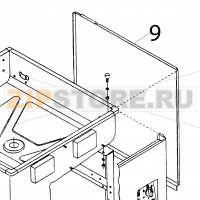 Side panel, right Fagor FI-120