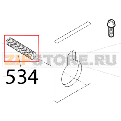 Vite senza testa CE DIN913, M6x25 Sirman Anniversario 300 Vite senza testa CE DIN913, M6x25 Sirman Anniversario 300Запчасть на деталировке под номером: 534