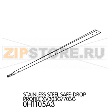 Stainless steel safe-drop profile Unox XV 303G Stainless steel safe-drop profile Unox XV 303GЗапчасть на деталировке под номером: 26Название запчасти на английском языке: Stainless steel safe-drop profile Unox XV 303G