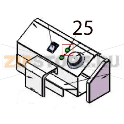 Work indicator Hurakan HKN-EF16 Work indicator Hurakan HKN-EF16Запчасть на деталировке под номером: 25