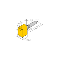 Датчик потока погружного типа с оценочной электроникой Turck FCS-N1/2A4P-AP8X-H1141/L120