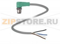 Кабель датчика-исполнительного устройства Cable connector V15S-W-5M-PUR Pepperl+Fuchs
