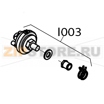 Pressure switch Convotherm OES 6.10 Pressure switch Convotherm OES 6.10Запчасть на деталировке под номером: I003
