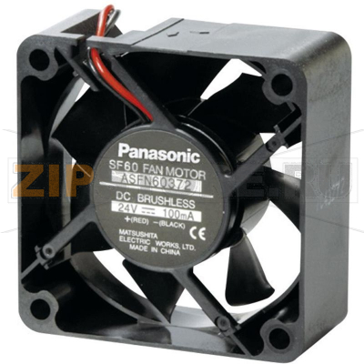 Вентилятор 12 В/DC, 36.6 м³/ч, (ДxШxВ) 60x60x25 мм Panasonic ASFN60391 