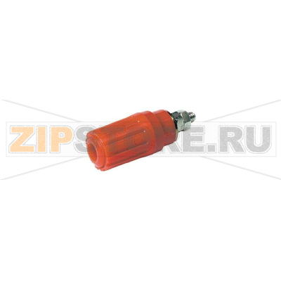 Зажим полюсный 35 А, красный, 1 шт Hirschmann PKI 100 