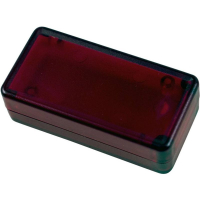 Корпус пластиковый 15x25x50 мм, красный, прозрачный, 1 шт Hammond 1551BTRD