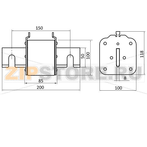 Предохранитель ножевой 1250 А, 690 В/AС, габарит 4 Sinvel SVF-NH4T690-1250-aR 
