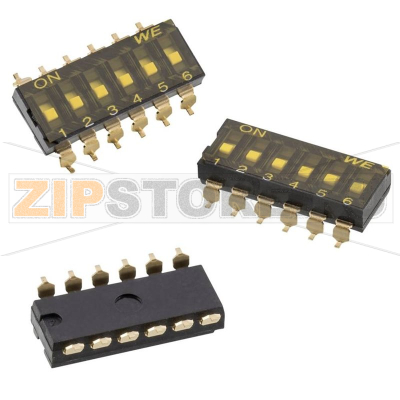 Переключатель DIP, 1 полюс Würth Elektronik 418121160801 