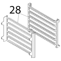 Pair of tray holders Angelo Po FX61E1