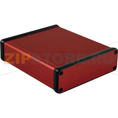 Корпус 120x103x30.5 мм, материал: алюминий, красный, 1 шт Hammond 1455L1201RD 