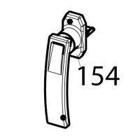 Oven square handle Tecnoinox EFC06M