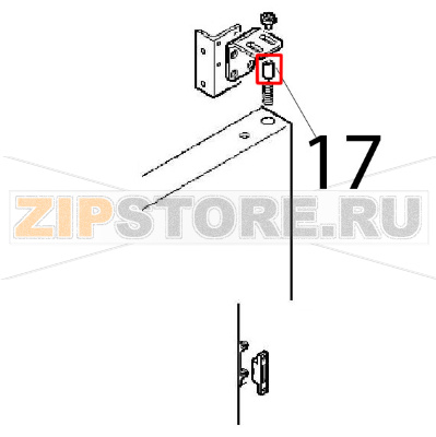 Pin Angelo Po FM1011E2 Pin Angelo Po FM1011E2Запчасть на деталировке под номером: 17