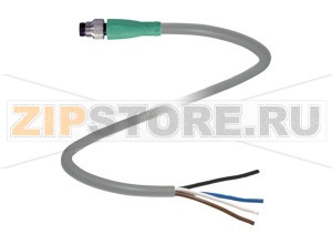 Кабель датчика-исполнительного устройства Cable connector V31S-GM-BK8M-PUR-U Pepperl+Fuchs Описание оборудованияM8 male cordset