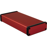Корпус 160x78x27 мм, материал: алюминий, красный, 1 шт Hammond 1455J1601RD