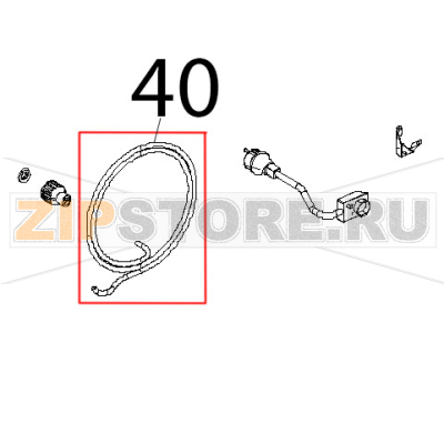 Tubo PE 7.93x4.75 trasparente Unox XVC 104 Tubo PE 7.93x4.75 trasparente Unox XVC 104Запчасть на деталировке под номером: 40