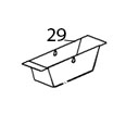 Meat container stainless steel Viatto HLS-1650A Meat container stainless steel Viatto HLS-1650AЗапчасть на деталировке под номером: 29
