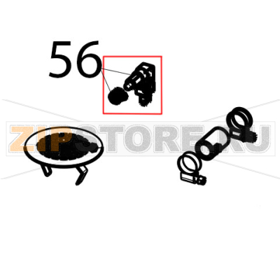 Oven microswitch with nuts Tecnoinox GFB10DSL Oven microswitch with nuts Tecnoinox GFB10DSLЗапчасть на деталировке под номером: 56