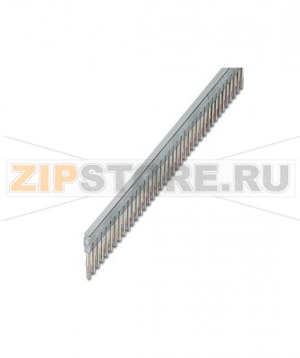 Перемычка Phoenix Contact FBS 50-5 GY Полюсов: 50, Цвет: cерый.Минимальный заказ: 10 шт.Упаковка: 10 шт.