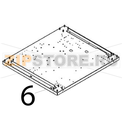 Tray x assembly Angelo Po IS102SR Tray x assembly Angelo Po IS102SRЗапчасть на деталировке под номером: 6