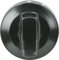 KNOB INDUSTRIAL BLACK ø 62 mm