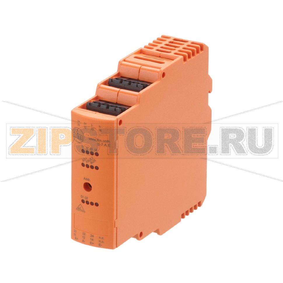 Модуль безопасности для установки в шкаф управления AS-интерфейс IFM AC3255 