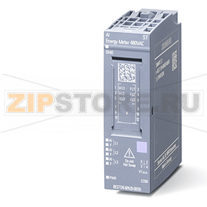 SIPLUS ET 200SP, модуль аналогового ввода - электрический счётчик AI ENERGY METER 480VA, рабочая температура -40 ... +70&amp;#176;C (TX 85&amp;#176;C в течение  10 мин.) , со стойким покрытием, на основе 6ES7134-6PA20-0BD0 . SIMATIC ET 200SP, модуль аналогового в 