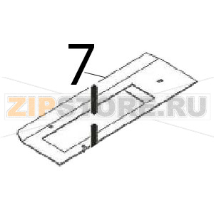 Flame deflector Angelo Po 1G1BR1G Flame deflector Angelo Po 1G1BR1GЗапчасть на деталировке под номером: 7