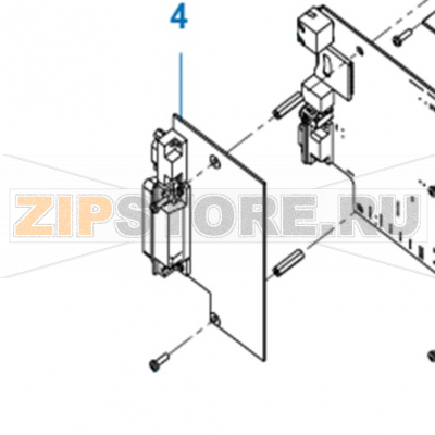 Плата интерфейса GPIO TSC TTP-2410MT Плата интерфейса GPIO TSC TTP-2410MTЗапчасть на сборочном чертеже под номером: 4Название запчасти на английском языке: Multi interface-board assembly with GPIO