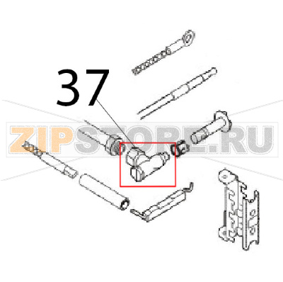 Corpo spia pilota Ø: 0.40 Angelo Po 1G1CP2G Corpo spia pilota Ø: 0.40 Angelo Po 1G1CP2GЗапчасть на деталировке под номером: 37