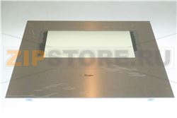 VETRO ESTERNO PORTA + COPERTURA INOX 