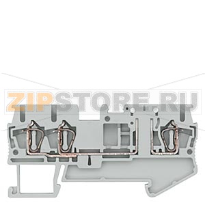 КЛЕММА ИЗОЛИРОВАННАЯ ПРУЖИННОЕ ПОДСОЕДИНЕНИЕ, 3 ПОДСОЕДИНЕНИЯ СЕЧЕНИЕ: 0.08 - 2.5 MM2, ШИРИНА: 5.2 MM, СЕРАЯ Siemens 8WH2003-6AF00 