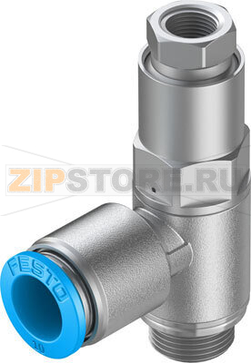 Клапан обратный, управляемый Festo HGL-1/4-QS-10 