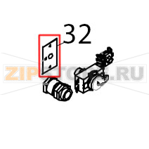 Piastrina supporto termostato di sicurezza Tecnoeka KF 1010 A UD Piastrina supporto termostato di sicurezza Tecnoeka KF 1010 A UDЗапчасть на деталировке под номером: 32