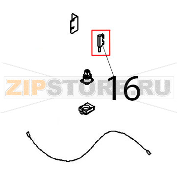 Microinterr. magnetico Angelo Po FX201G3 Microinterr. magnetico Angelo Po FX201G3Запчасть на деталировке под номером: 16