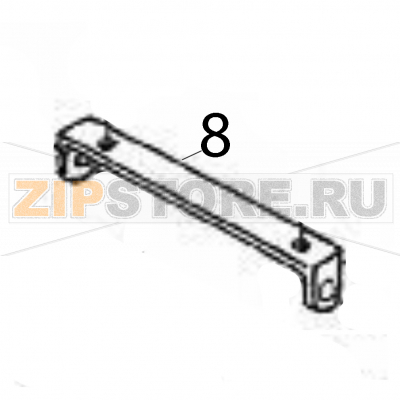 Roller bracket Sato M84Pro Roller bracket Sato M84ProЗапчасть на деталировке под номером: 8Название запчасти на английском языке: Roller bracket Sato M84Pro.