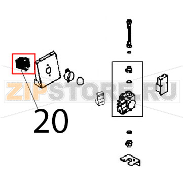 Filtro aria combustione Angelo Po FX201G3 Filtro aria combustione Angelo Po FX201G3Запчасть на деталировке под номером: 20