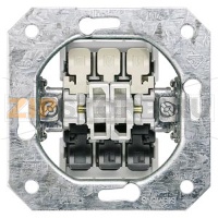 DELTA ВЫКЛЮЧАТЕЛЬ 2-Х КЛАВИШНЫЙ 2NO 10А 250В ЭЛ.-МЕХ. ЧАСТЬ МОНТИРУЕМАЯ ПОД ШТУКАТУРКУ Siemens 5TD2115