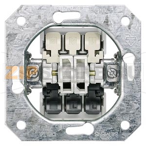 DELTA ВЫКЛЮЧАТЕЛЬ 2-Х КЛАВИШНЫЙ 2NO 10А 250В ЭЛ.-МЕХ. ЧАСТЬ МОНТИРУЕМАЯ ПОД ШТУКАТУРКУ Siemens 5TD2115 