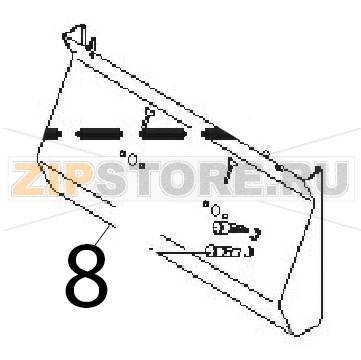 Cruscotto sup. comp. Angelo Po 0G1BR3E Cruscotto sup. comp. Angelo Po 0G1BR3EЗапчасть на деталировке под номером: 8
