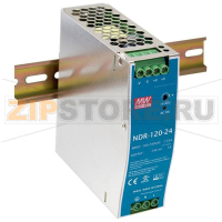 Блок питания на DIN-рейку, 24 В/DC, 5 А, 120 Вт Mean Well NDR-120-24