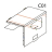 Top right cover Godex EZ-6300 plus