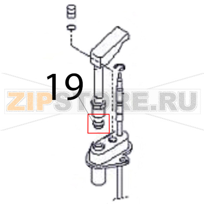 Bicono Ø: 8x6.5 Angelo Po 1G1FA0G Bicono Ø: 8x6.5 Angelo Po 1G1FA0GЗапчасть на деталировке под номером: 19