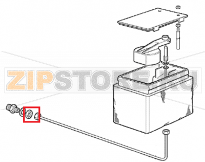Mutter Scotsman AF 200  Mutter Scotsman AF 200Запчасть на сборочном чертеже под номером: 3Название запчасти Scotsman на немецком языке: mutter Scotsman AF 200