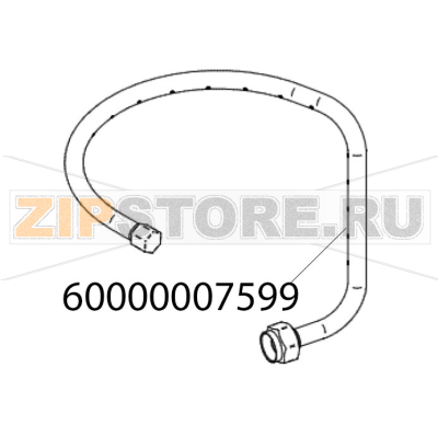 Трубка водяная Abat ЛГ-620Ч-01 Трубка водяная Abat ЛГ-620Ч-01Запчасть на деталировке под номером: 60000007599