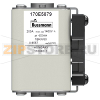 Предохранитель, 200 A, AC 1400 В, 100 кА, size 1, aR, IEC Eaton FUSE 200A 1400V 1BKN/80 AR
