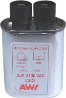КОНДЕНСАТОР 0,3 МКФ 2100 В ПЕРЕМЕННОГО ТОКА