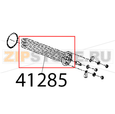 Resistenza 9 kW Angelo Po KD130EAT Resistenza 9 kW Angelo Po KD130EATЗапчасть на деталировке под номером: 41285