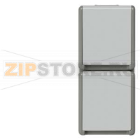 DELTA FLACHE РОЗЕТКА SCHUKO 2-МЕСТНАЯ С КРЫШКАМИ 10A DC/16А AC 250В IP44 ВЕРТИКАЛЬНОГО РАСПОЛОЖЕНИЯ НАВЕСНОГО МОНТАЖА БРЫЗГОЗАЩИЩЕННАЯ Siemens 5UB4723