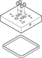 Плита пневматическая, многоканальная Festo CPV10-VI-P2-1/8-C