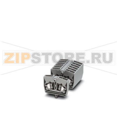 Проходные клеммы Phoenix Contact MZB 1,5-RZ Тип подключения: Пружинный зажим, Полюсов: 1, Сечение: 0,14 мм² - 2,5 мм², AWG: 26 - 14, Ширина: 5,2 мм, Высота: 22 мм, Цвет: cерый, Тип монтажа: Резьбовой монтаж.Минимальный заказ: 50 шт.Упаковка: 50 шт.